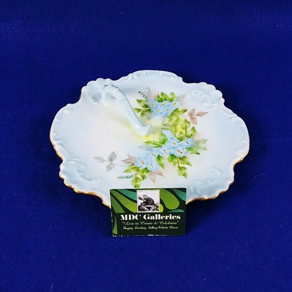 Trinket Candy Dish Artisan Signed Hand Painted 1963 - Picture 1 of 9